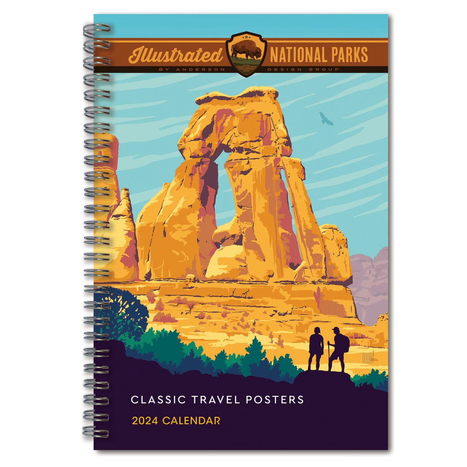 National Parks Classic Posters 2024 Planner