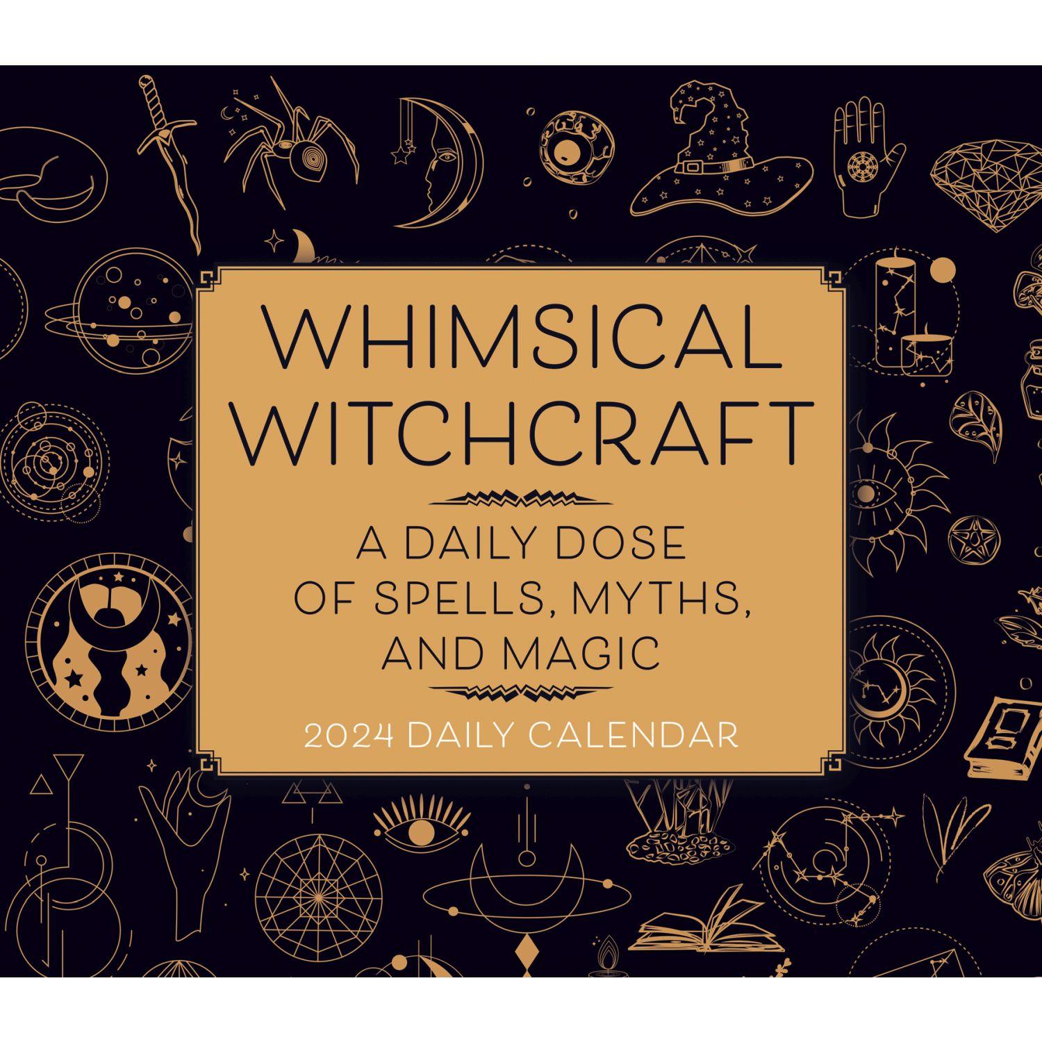 Whimsical Witchcraft Magic 2024 Desk Calendar