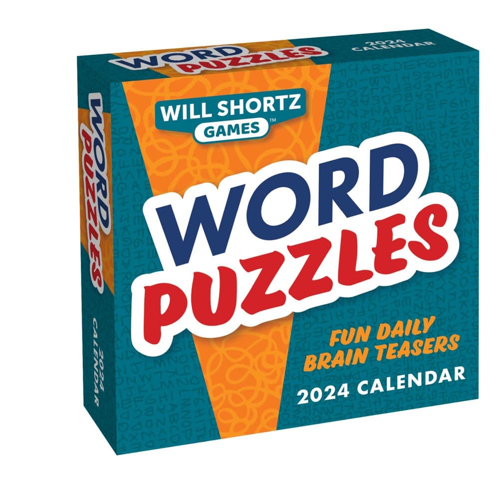 Will Shortz Games Brain Twisters 2024 Desk Calendar