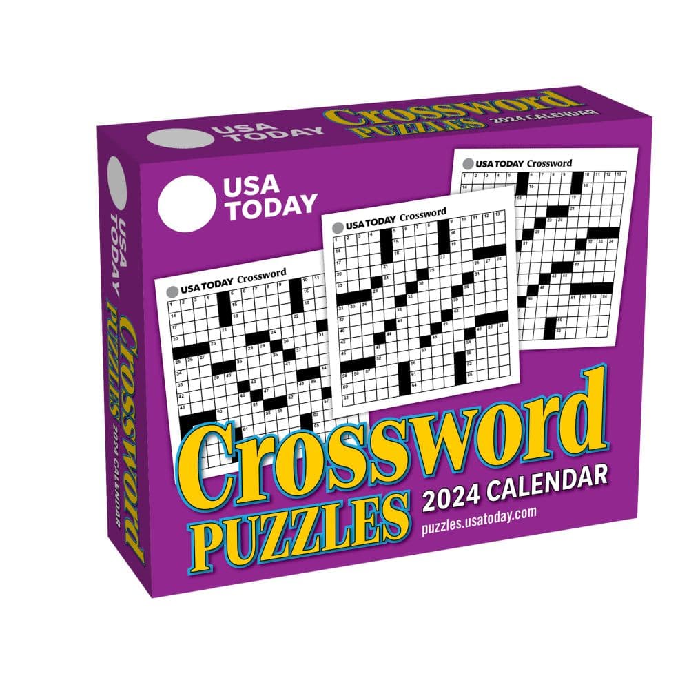 USA Today Crossword Puzzles 2024 Desk Calendar