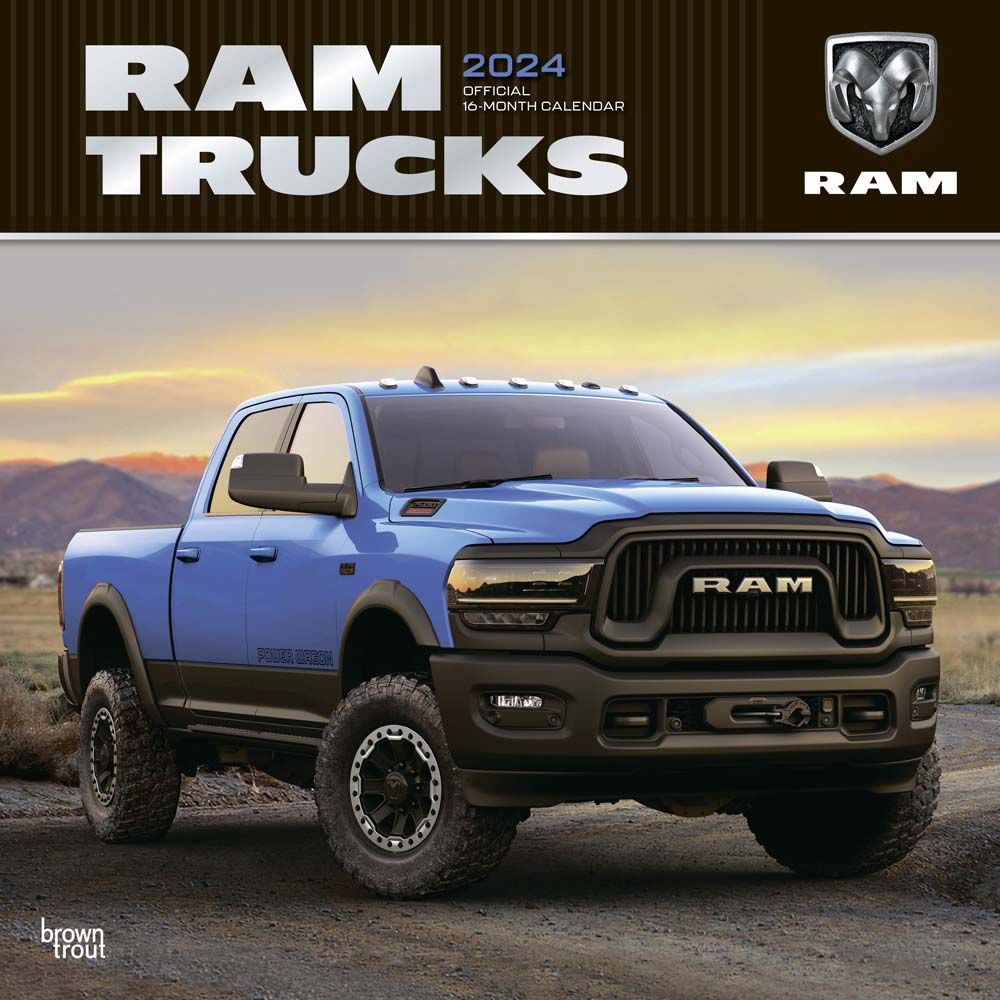 Ram Trucks 2024 Wall Calendar