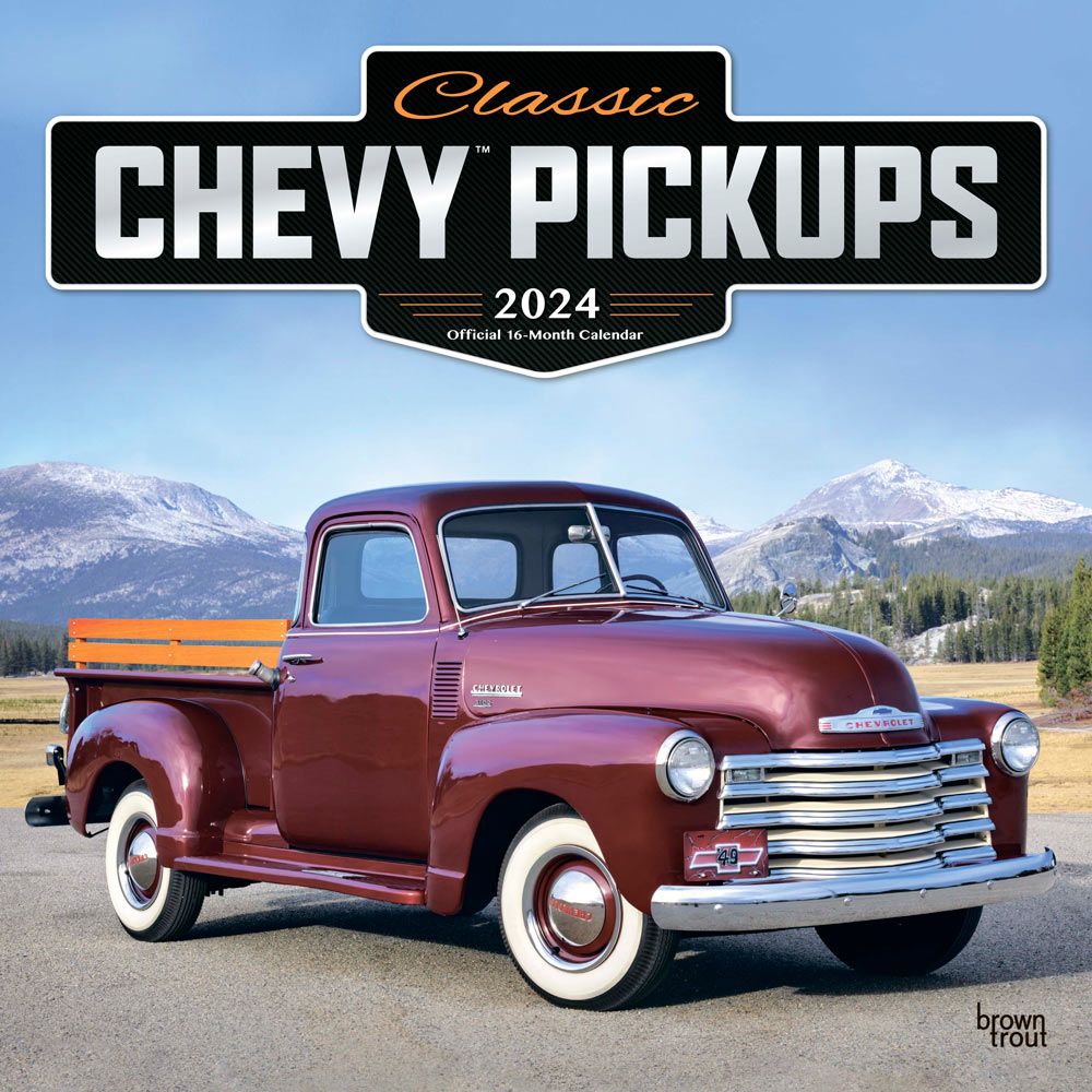 Chevy Classic Pickups 2024 Wall Calendar
