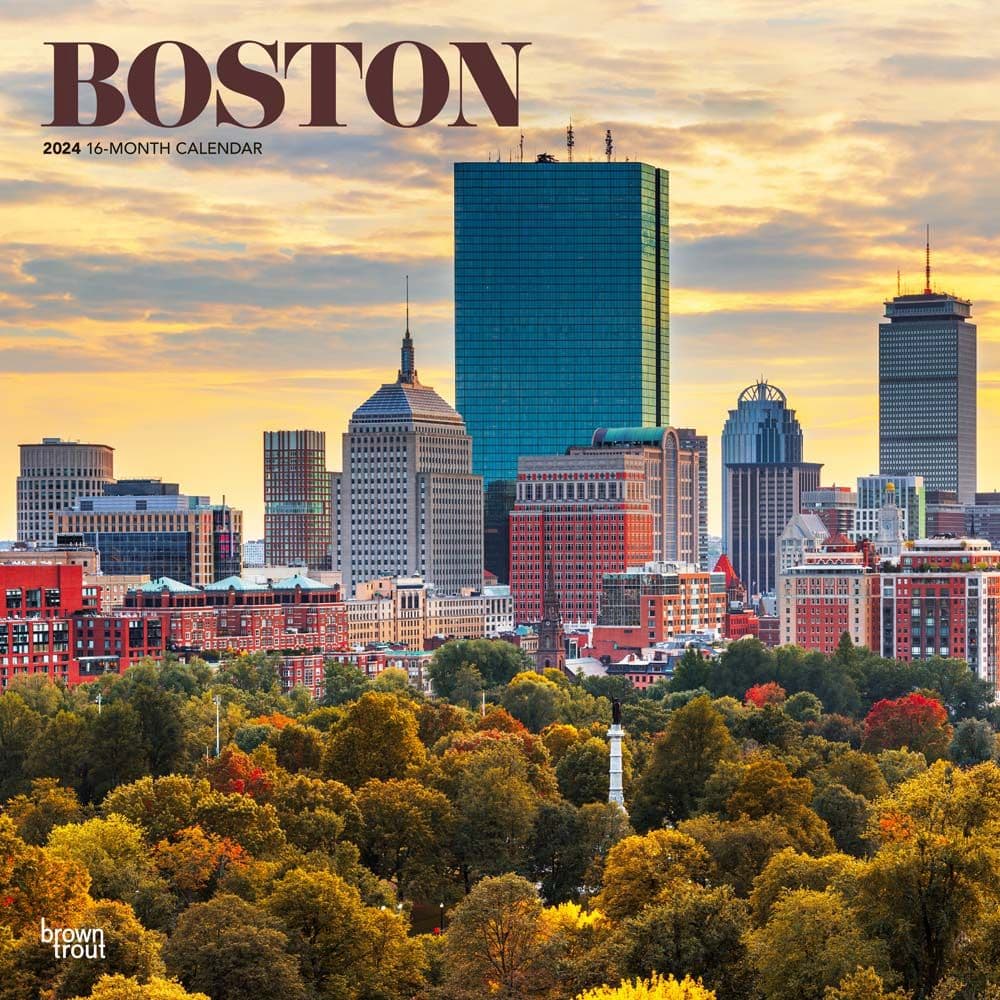 Boston 2024 Wall Calendar