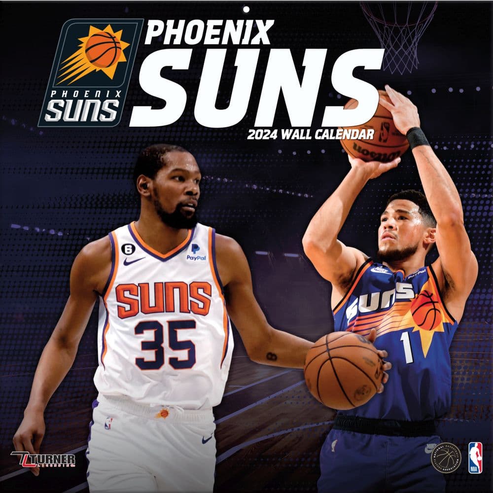 NBA Phoenix Suns 2024 Wall Calendar
