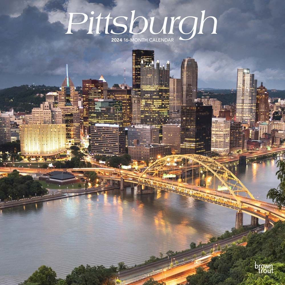 Pittsburgh 2024 Wall Calendar
