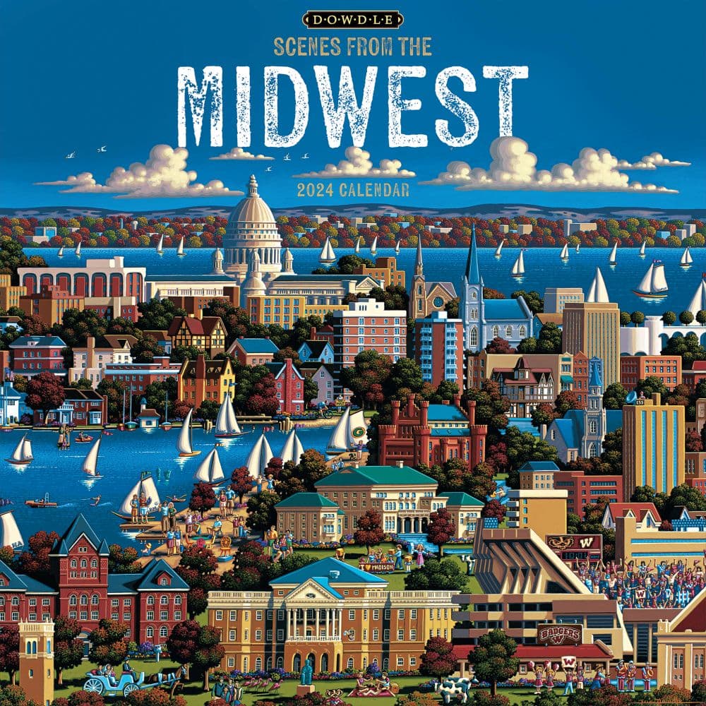 Scenes from the Midwest 2024 Wall Calendar