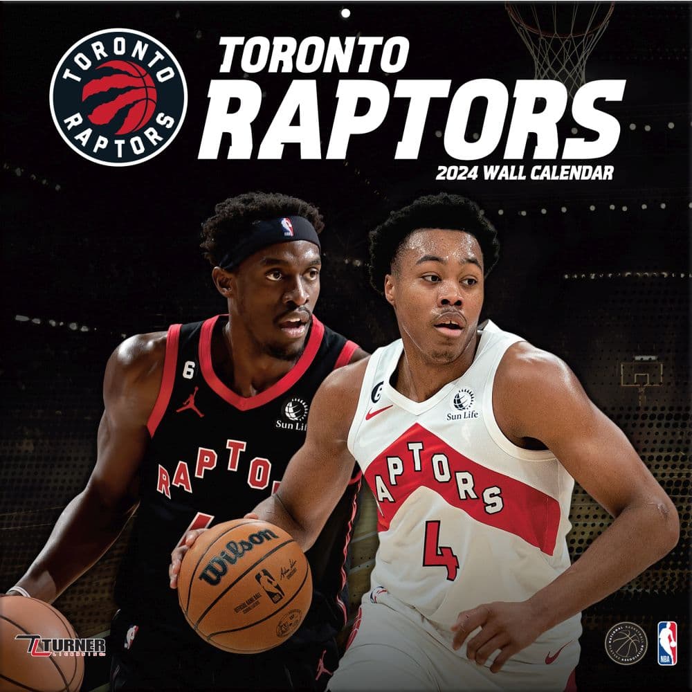 NBA Toronto Raptors 2024 Wall Calendar