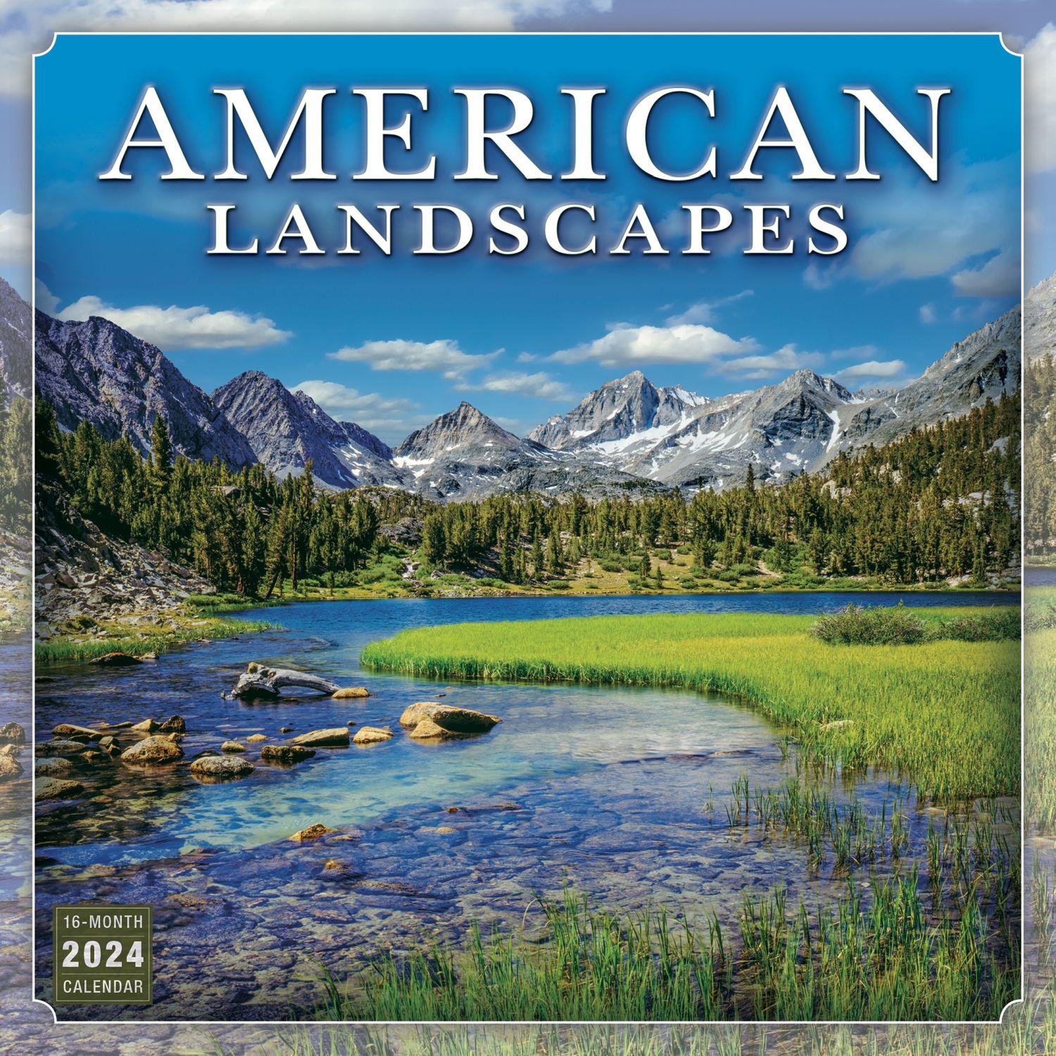 American Landscape 2024 Wall Calendar