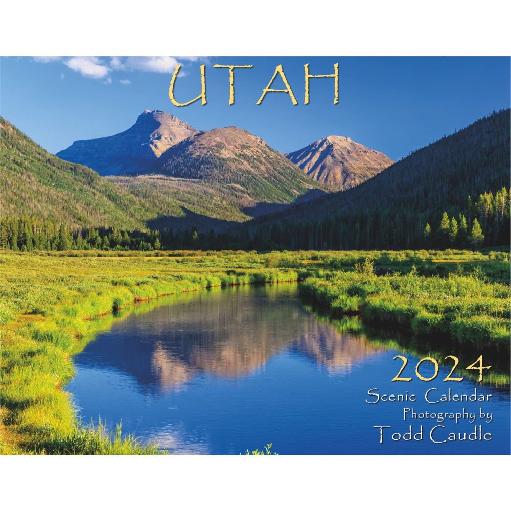 Utah 2024 Wall Calendar