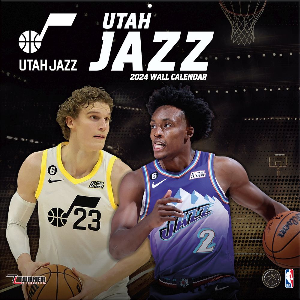 NBA Utah Jazz 2024 Wall Calendar