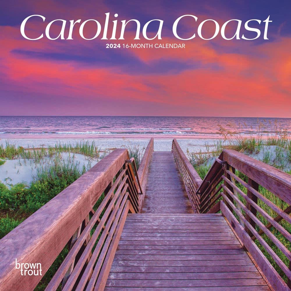 Carolina Coast 2024 Mini Wall Calendar