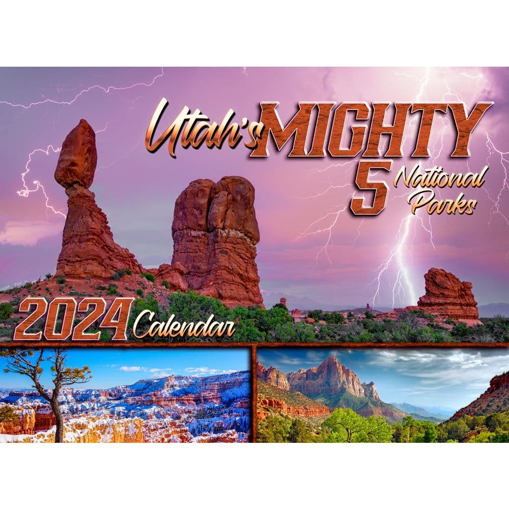 Utah Mighty 5 2024 Wall Calendar