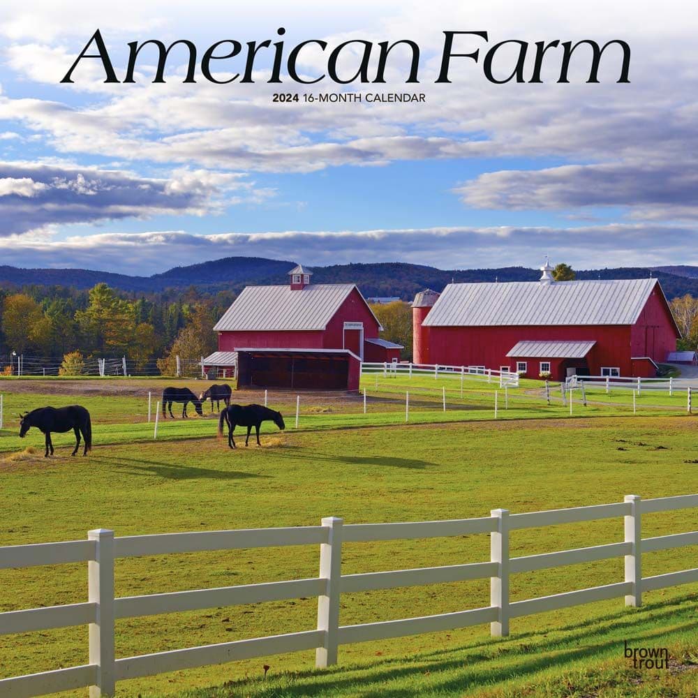 American Farm 2024 Wall Calendar