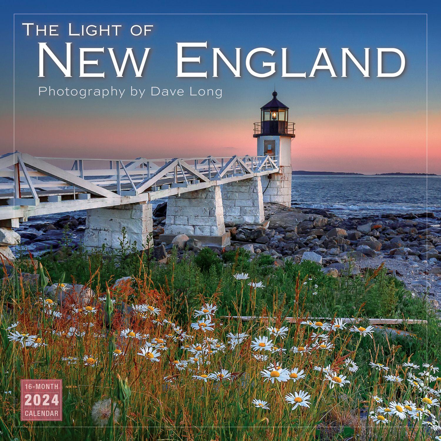 Light of New England 2024 Wall Calendar