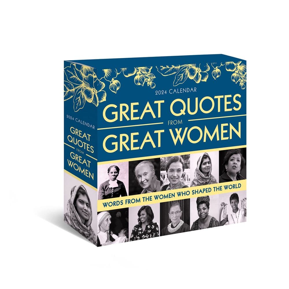 Great Quotes from Great Women 2024 Desk Calendar