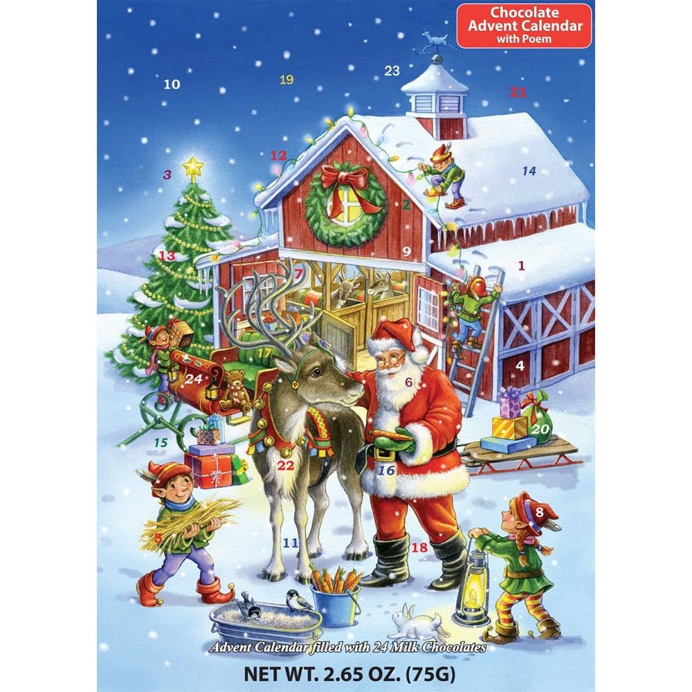 Ready Reindeer Chocolate Advent Calendar