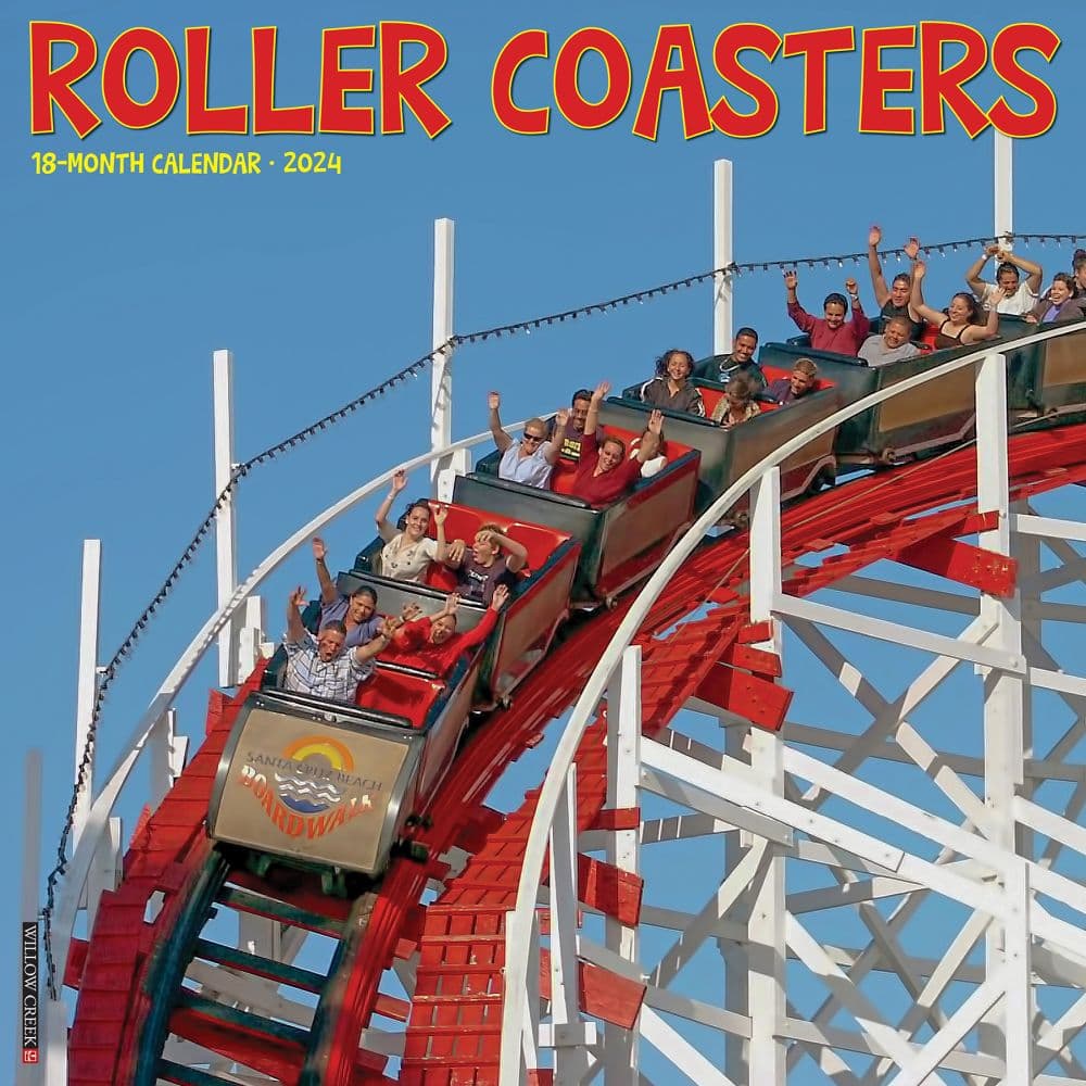Roller Coasters 2024 Wall Calendar
