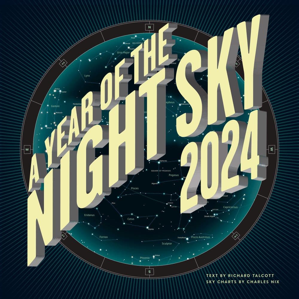 Year in the Night Sky 2024 Wall Calendar
