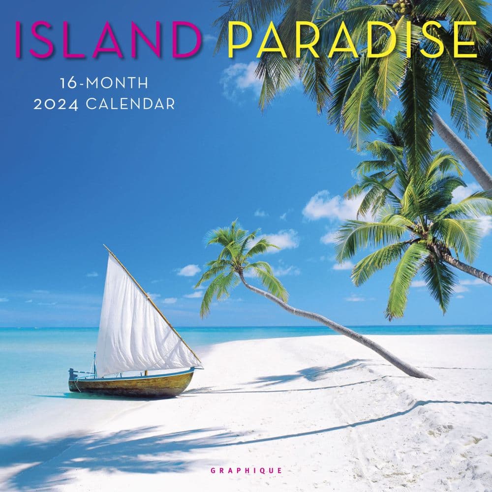 Island Paradise 2024 Wall Calendar