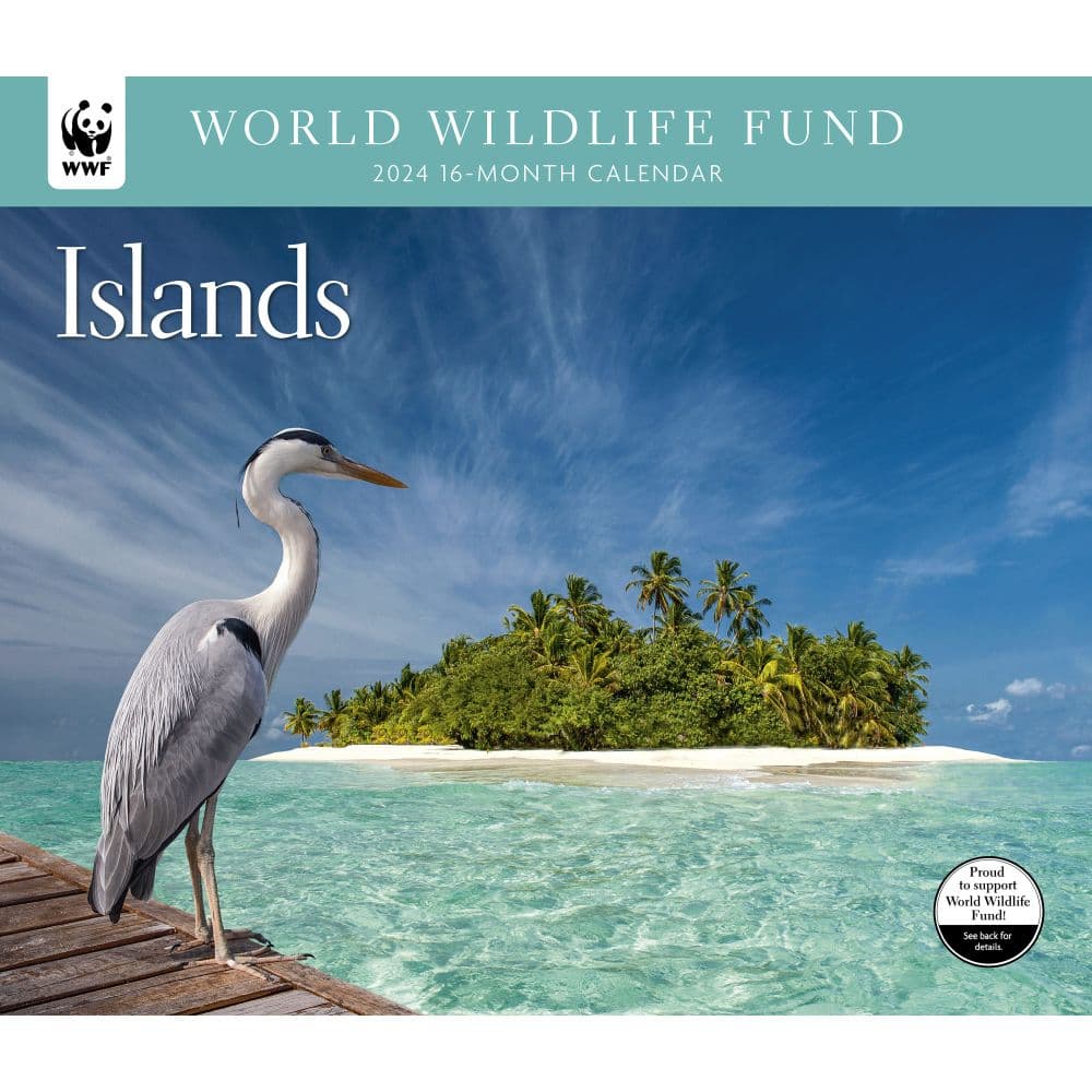 Islands WWF 2024 Wall Calendar
