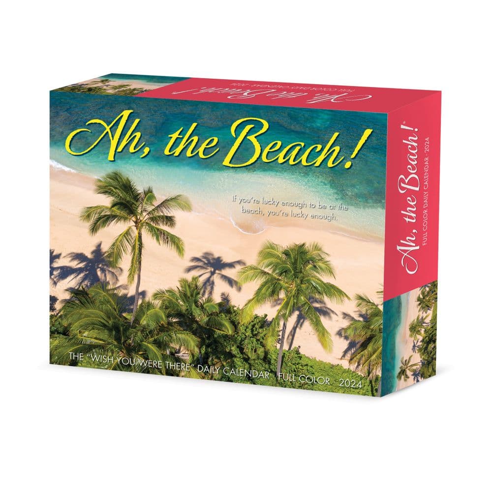 Ah The Beach 2024 Desk Calendar