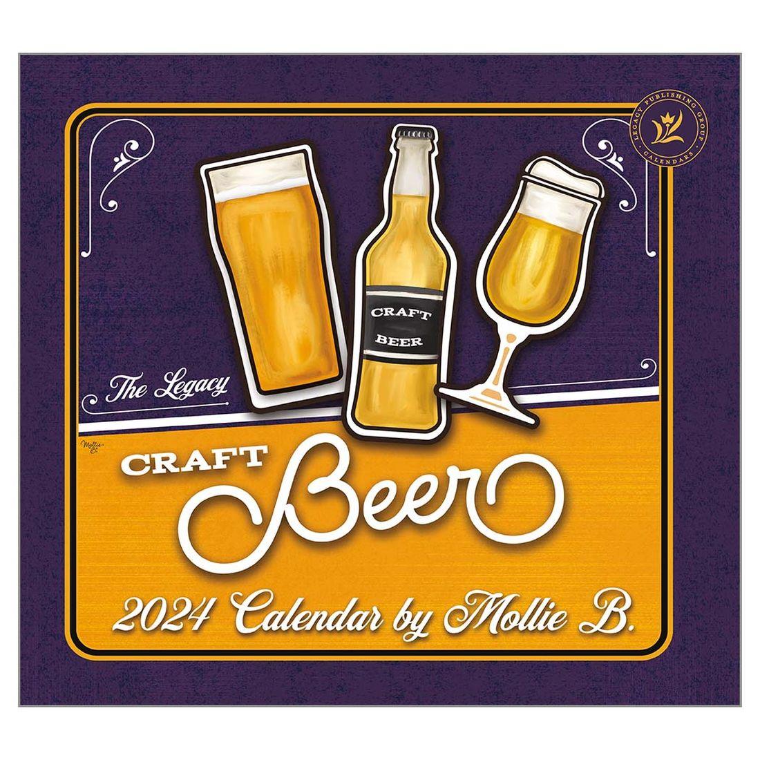 Craft Beer 2024 Wall Calendar