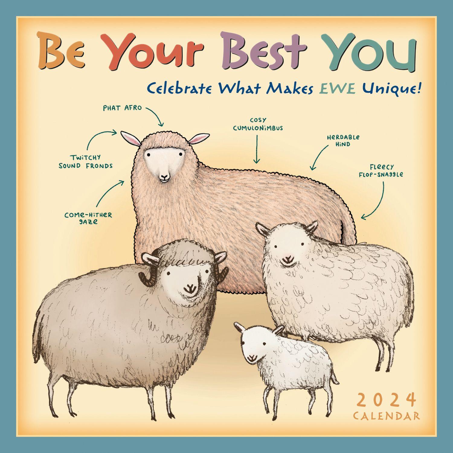 Be Your Best You 2024 Mini Wall Calendar