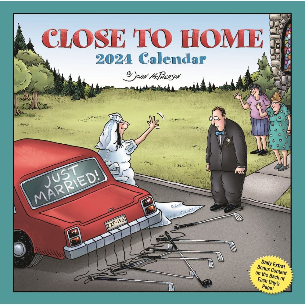 Close to Home 2024 Desk Calendar