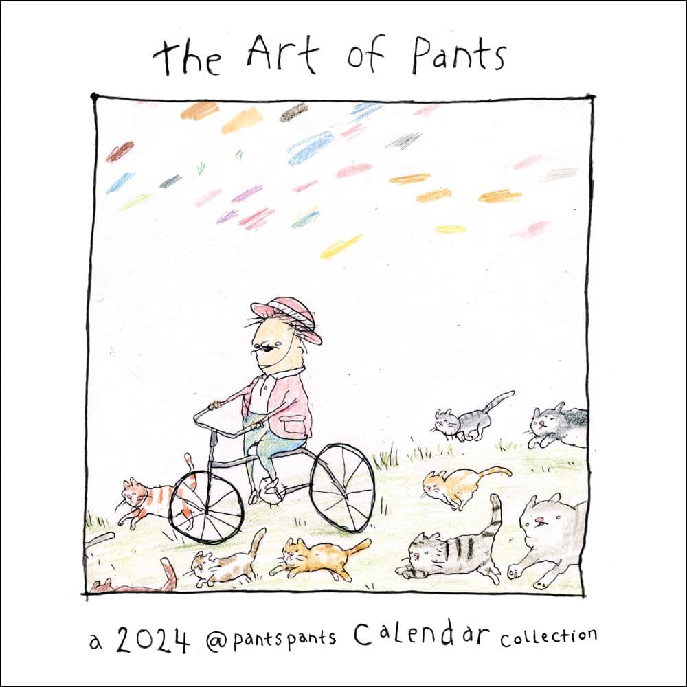 Art of Pants 2024 Wall Calendar